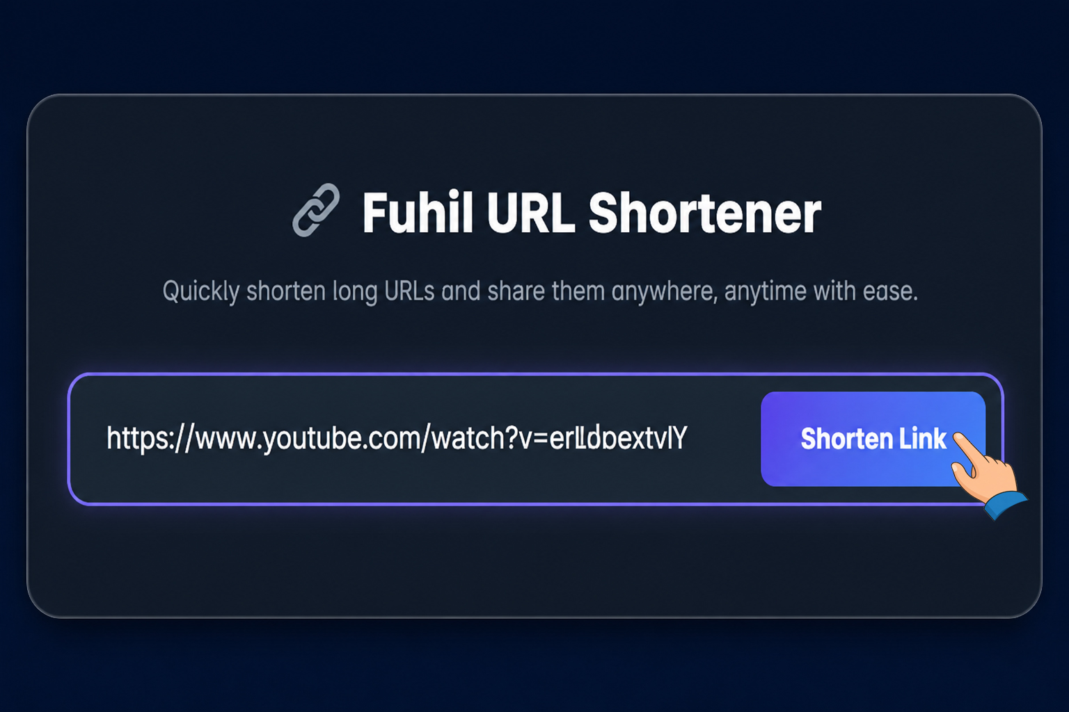 Step 1: Enter Your Long URL