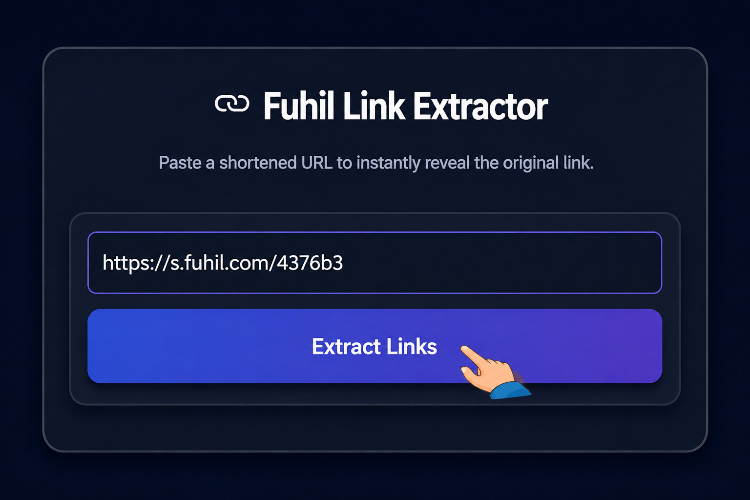 Step 1: Paste Your Short URL